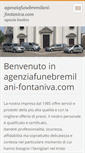 Mobile Screenshot of agenziafunebremilani-fontaniva.com