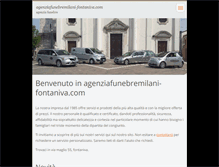 Tablet Screenshot of agenziafunebremilani-fontaniva.com